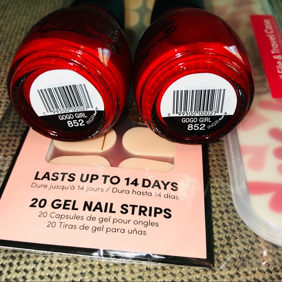 🎁 2/$10 Nail Care Bundle Sinful Colors Nail Polish Dashing Diva Gold Glitter - Picture 16 of 16